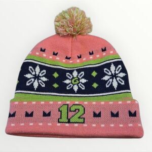 EC SEATTLE SEAHAWKS RETRO KNIT BEANIE WITH POMPOM OSFM
